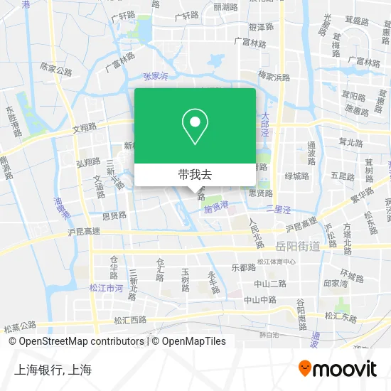 上海银行地图