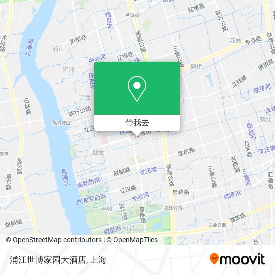 浦江世博家园大酒店地图