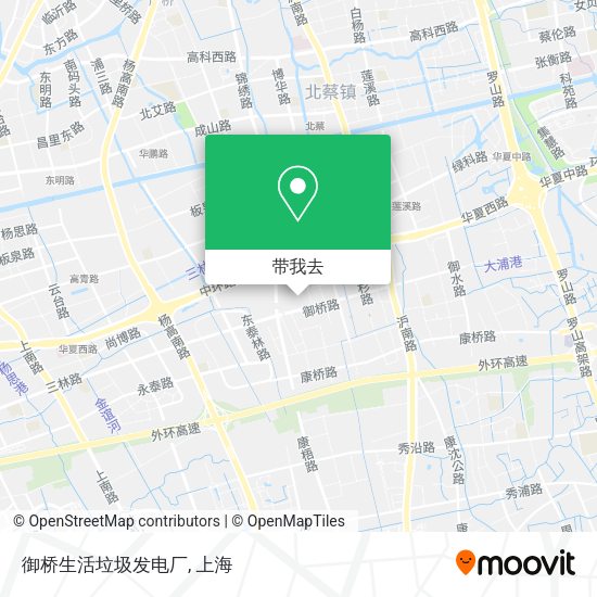 御桥生活垃圾发电厂地图