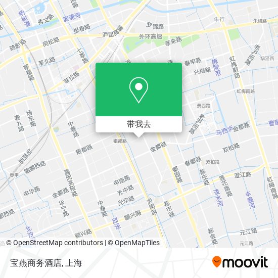 宝燕商务酒店地图