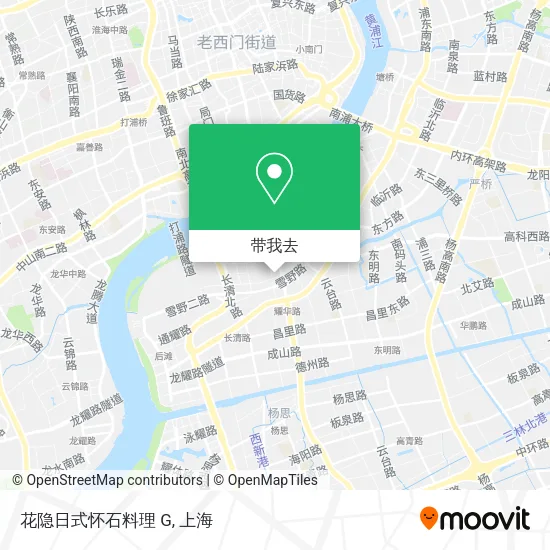 花隐日式怀石料理 G地图