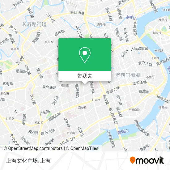 上海文化广场地图