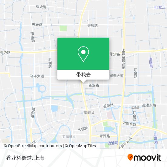 香花桥街道地图