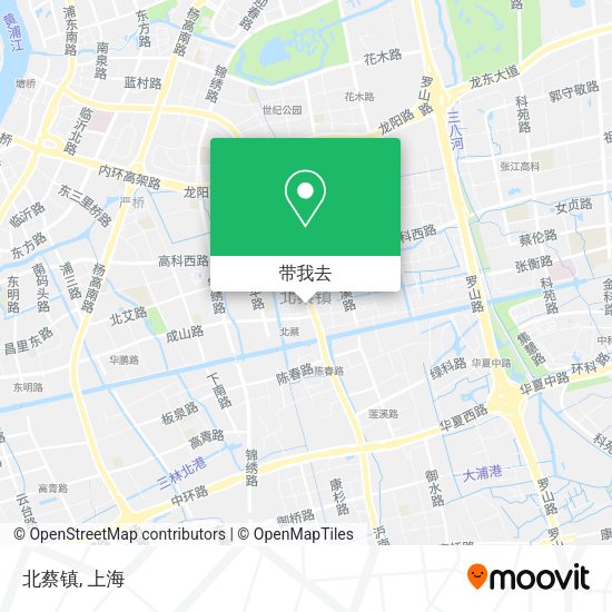 北蔡镇地图