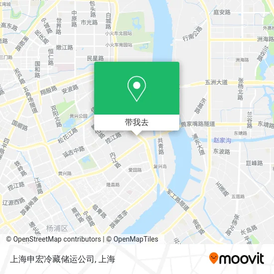 上海申宏冷藏储运公司地图