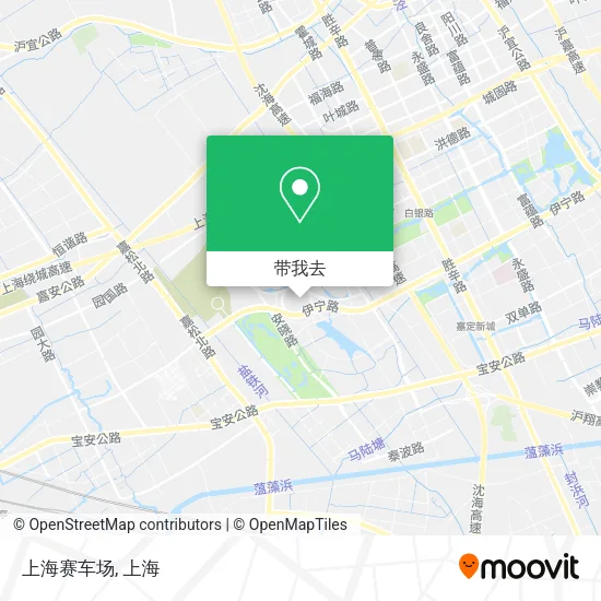 上海赛车场地图