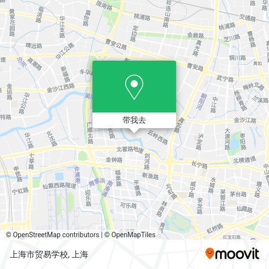 上海市贸易学校地图