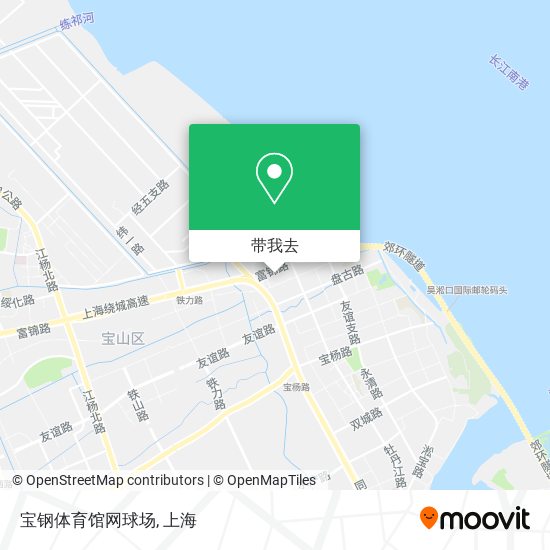 宝钢体育馆网球场地图