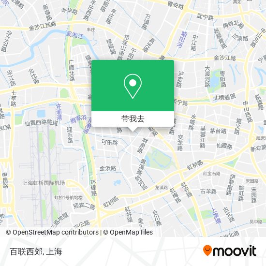 百联西郊地图