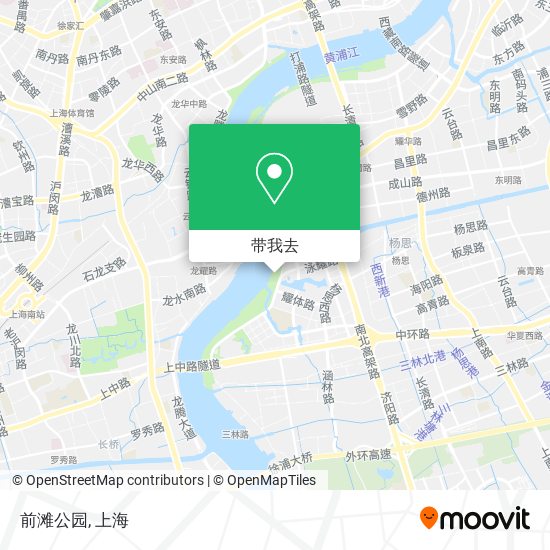 前滩公园地图