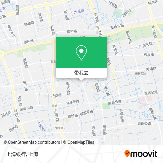 上海银行地图