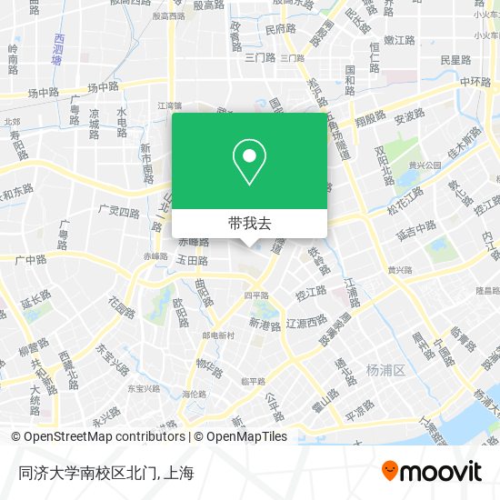 同济大学南校区北门地图