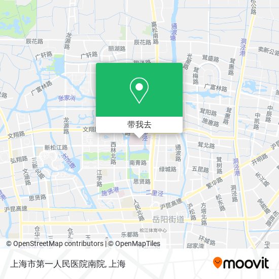上海市第一人民医院南院地图