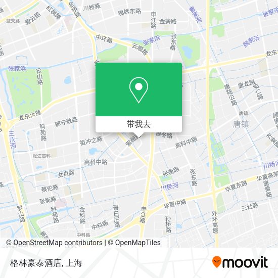 格林豪泰酒店地图