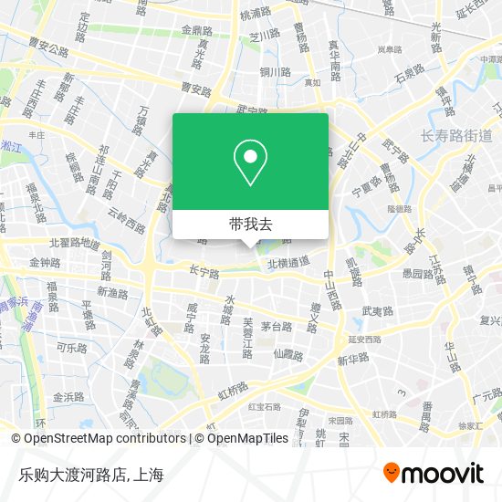 乐购大渡河路店地图