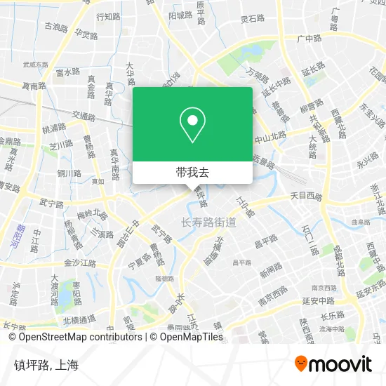 镇坪路地图