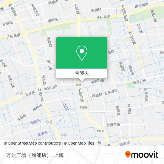 万达广场（周浦店）地图