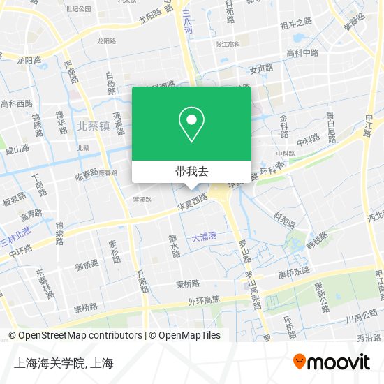 上海海关学院地图