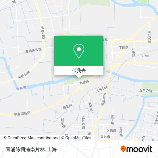 青浦练塘浦南片林地图