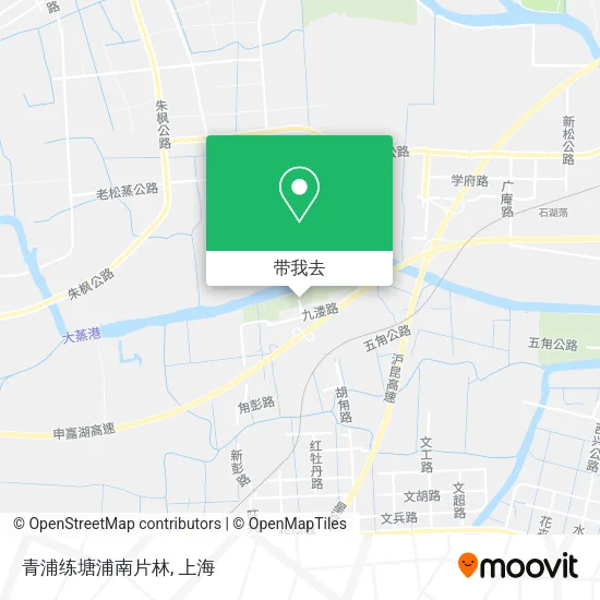 青浦练塘浦南片林地图