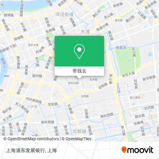 上海浦东发展银行地图