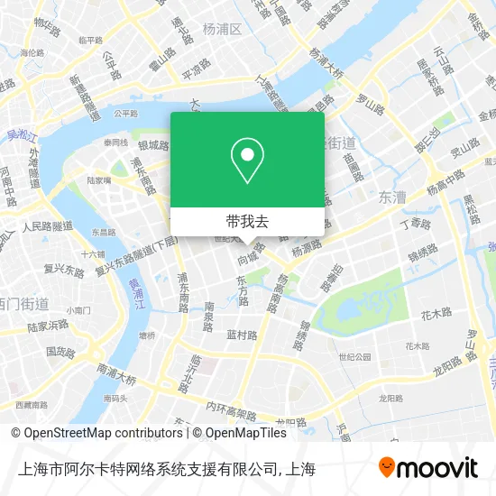 上海市阿尔卡特网络系统支援有限公司地图