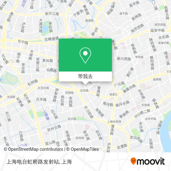 上海电台虹桥路发射站地图