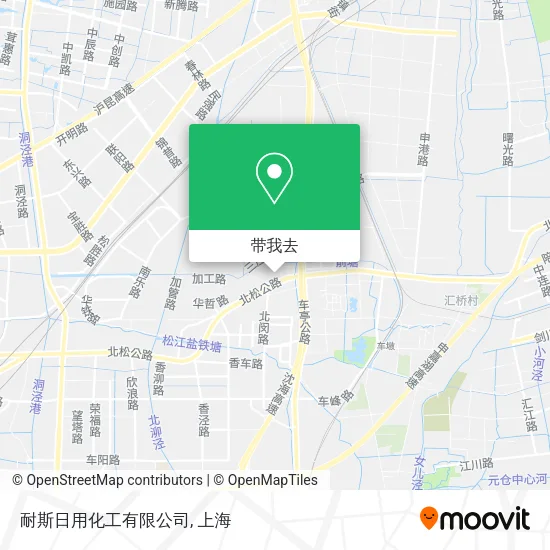 耐斯日用化工有限公司地图