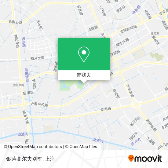 银涛高尔夫别墅地图