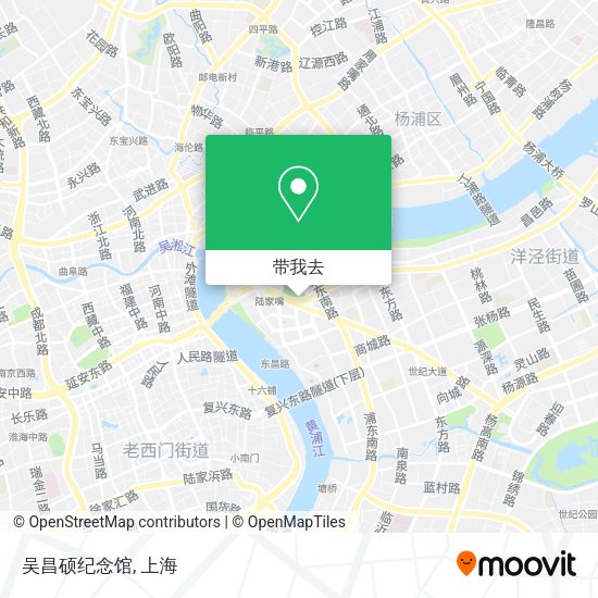 吴昌硕纪念馆地图
