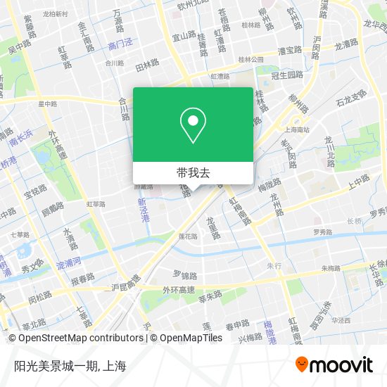 阳光美景城一期地图