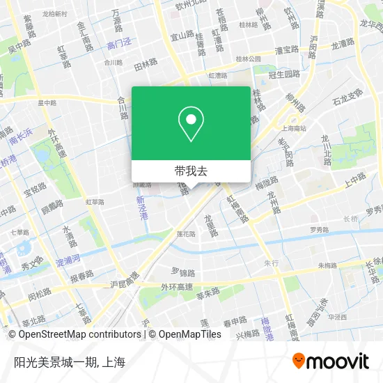 阳光美景城一期地图