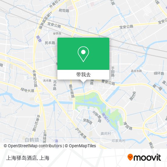 上海驿岛酒店地图