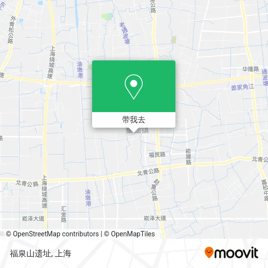 福泉山遗址地图