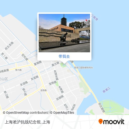 上海淞沪抗战纪念馆地图