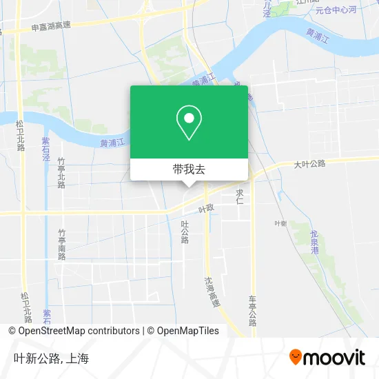 叶新公路地图