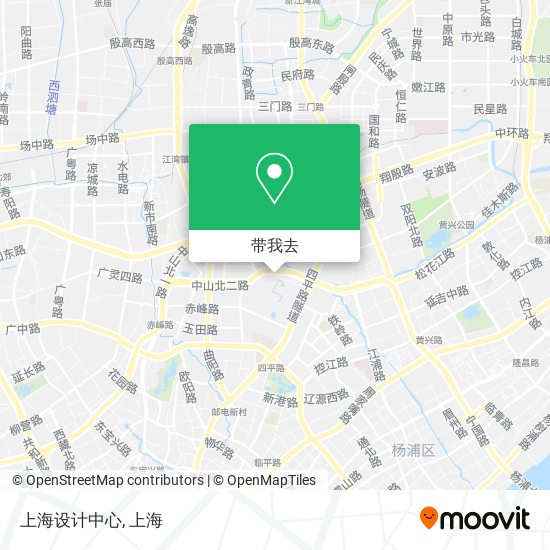 上海设计中心地图