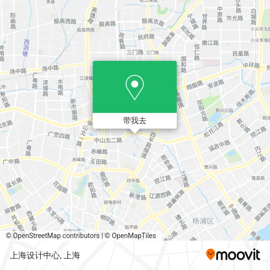 上海设计中心地图