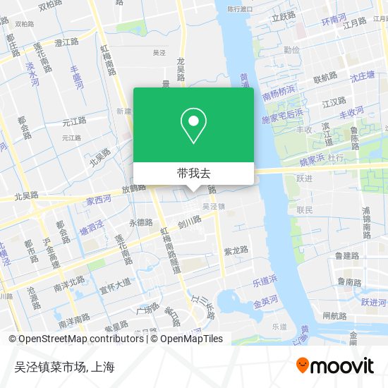 吴泾镇菜市场地图