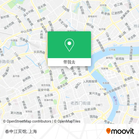 春申江宾馆地图
