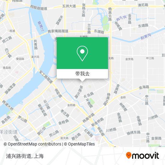 浦兴路街道地图