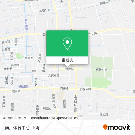 南汇体育中心地图