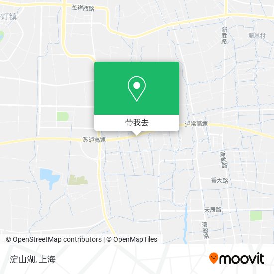 淀山湖地图