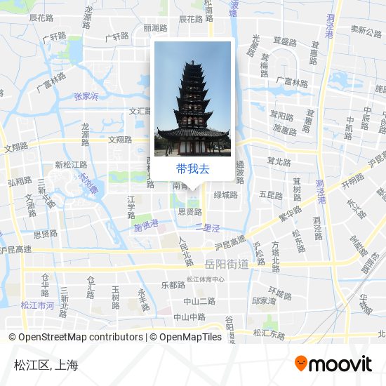 松江区地图