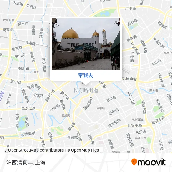 沪西清真寺地图