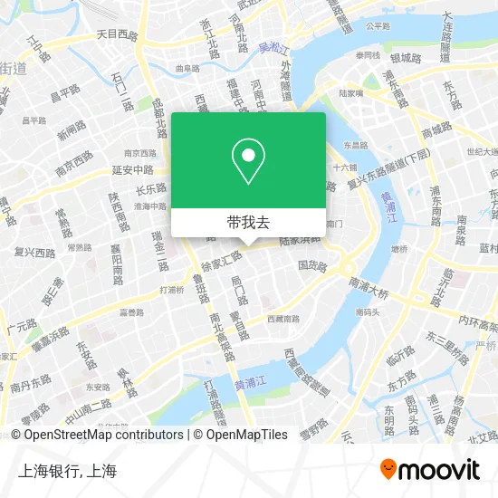 上海银行地图