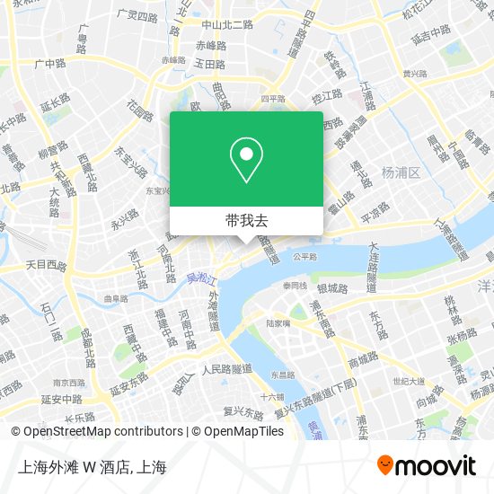 上海外滩 W 酒店地图