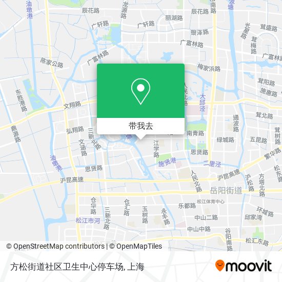 方松街道社区卫生中心停车场地图