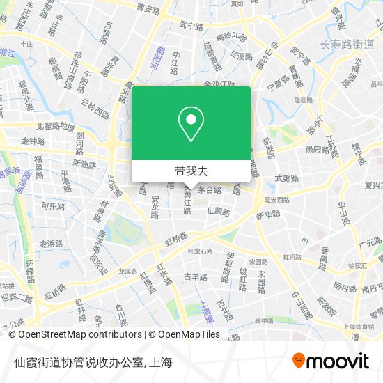 仙霞街道协管说收办公室地图