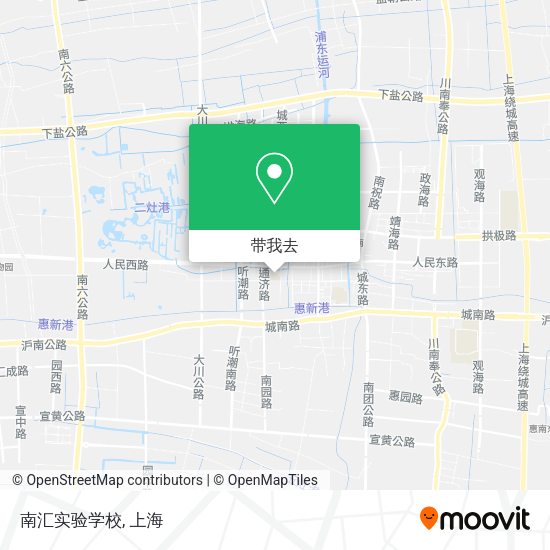 南汇实验学校地图